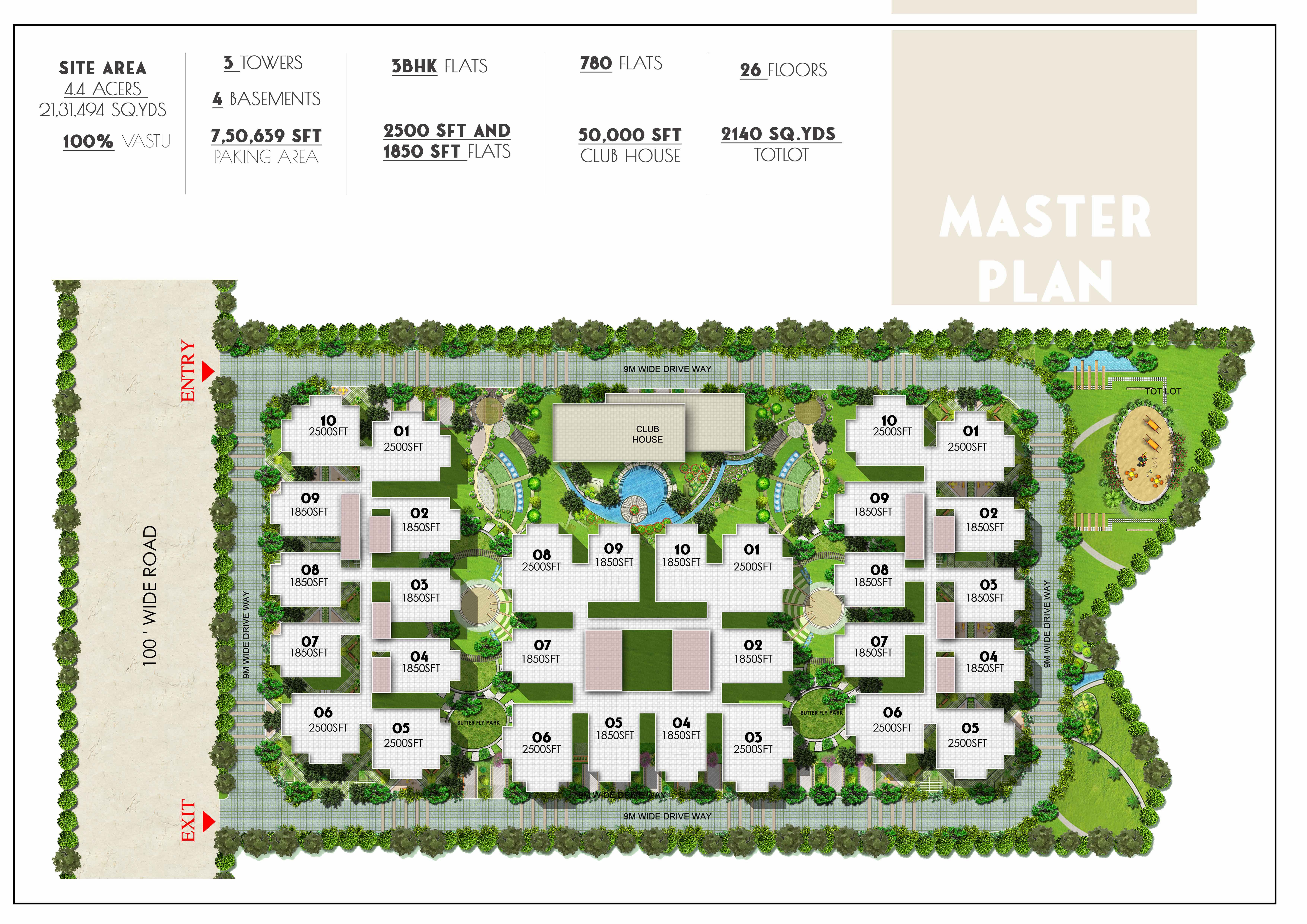 Cyber Homes Towers Image